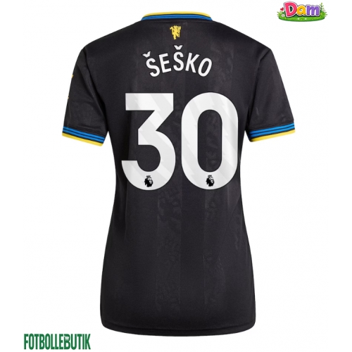 Manchester United Benjamin Sesko #30 Tredje Tröja Kvinnor 2025-26 Kortärmad